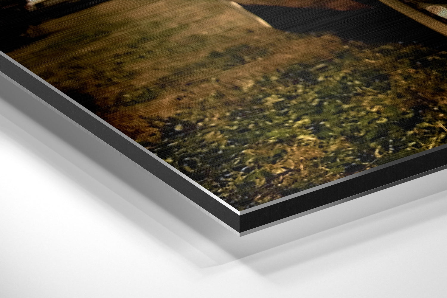 Classical Car Brushed Aluminium Dibond Wall Art.