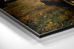 Classical Car Brushed Aluminium Dibond Wall Art.