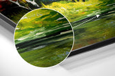 Lake View Brushed Aluminium Dibond Wall Art.