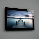 Editorial-photo panel bringing luminous calm to a coastal cottage