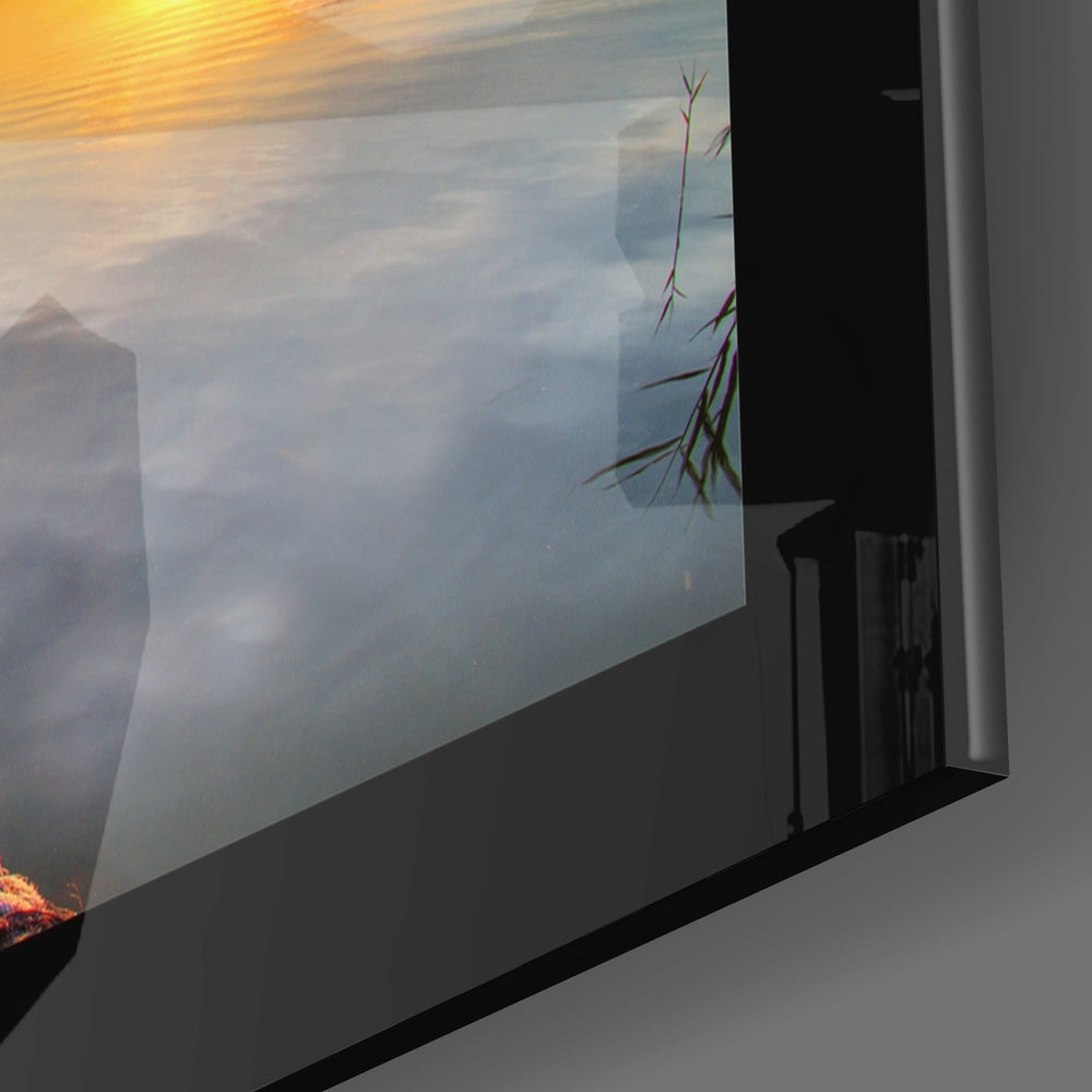 Sunset Glass Wall Art.