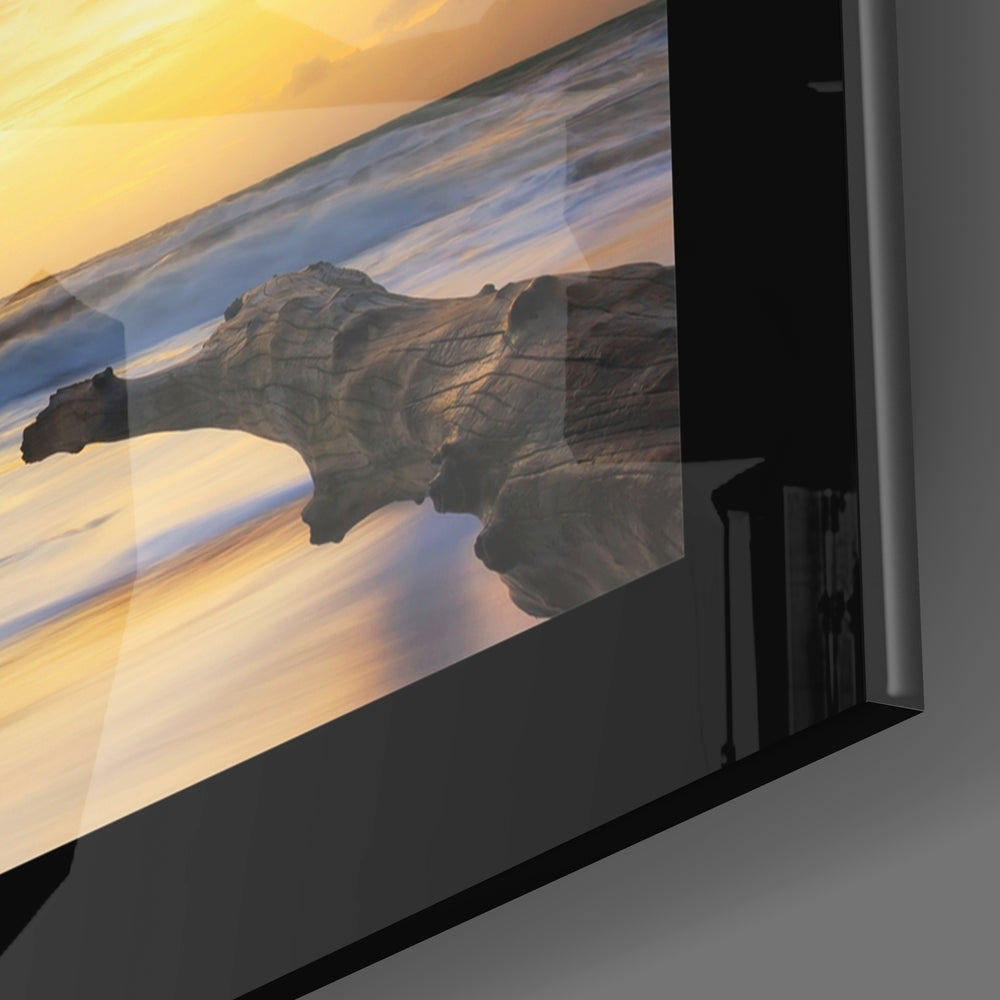 Sunset Glass Wall Art.