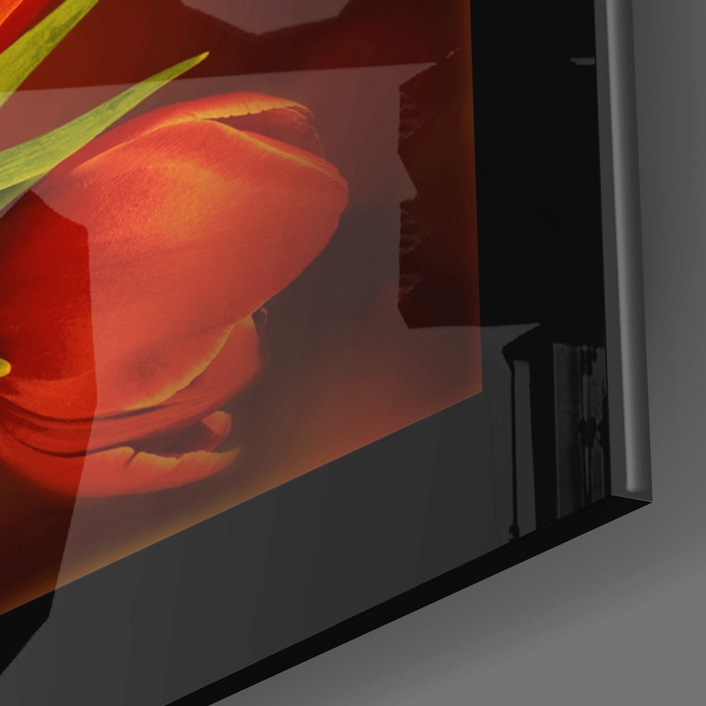 Tulip Glass Wall Art.