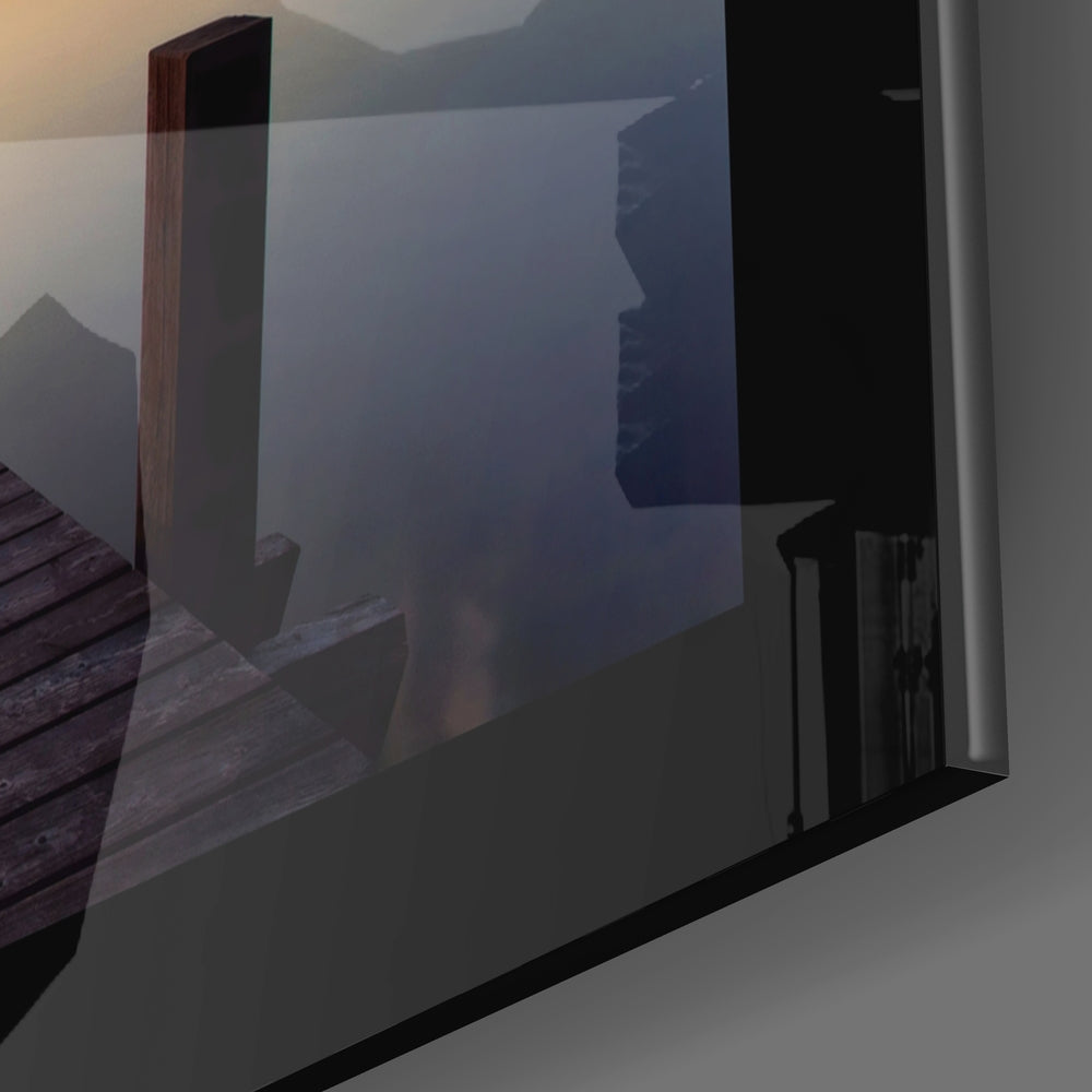 Sunset Glass Wall Art.