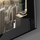 New York close-up showing Empire State Building and rooftops