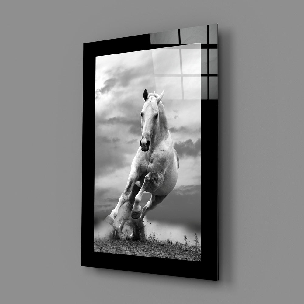 Horse Glass Wall Art.