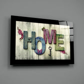 Mixed-media panel bringing cottage warmth to a kitchen