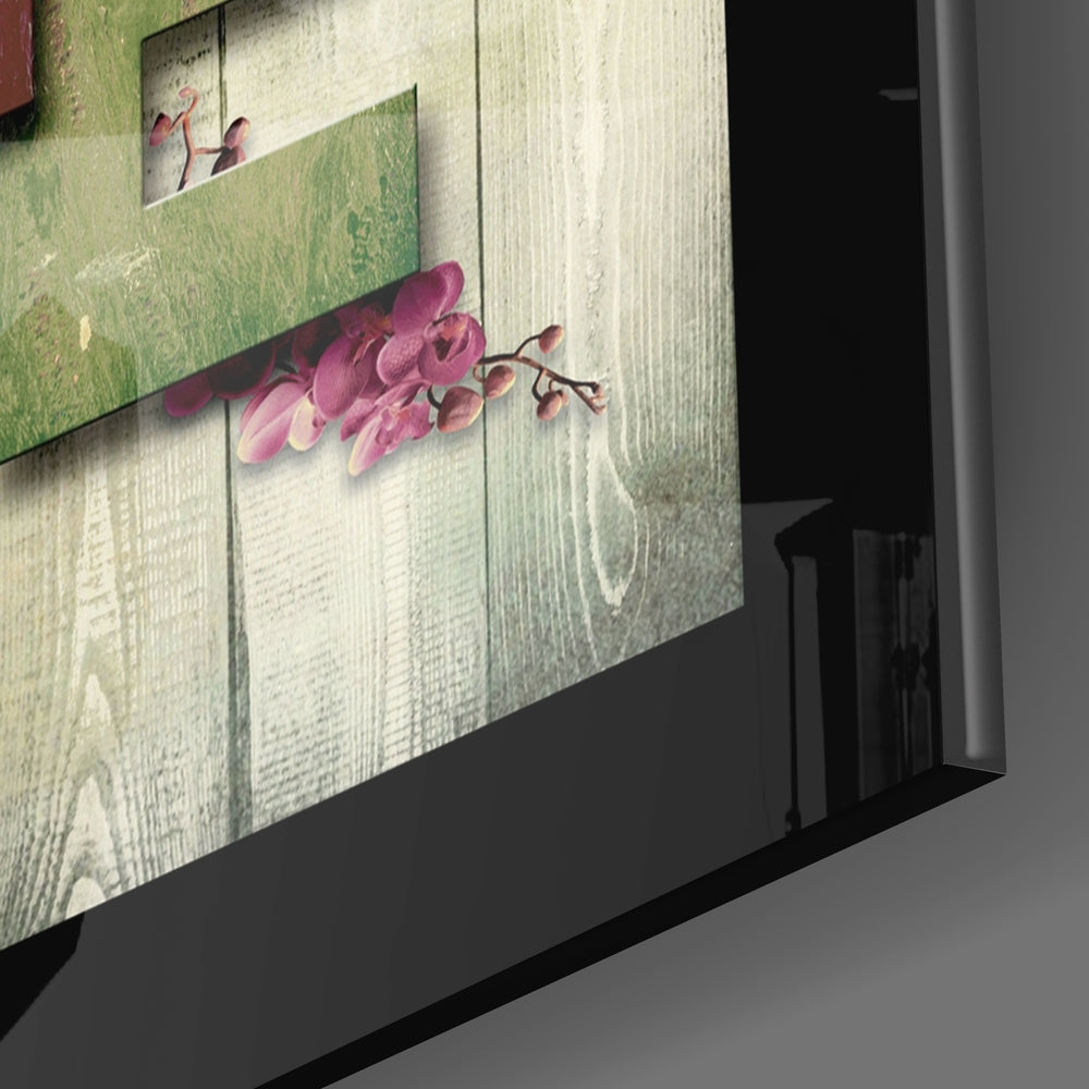 Home Glass Wall Art.