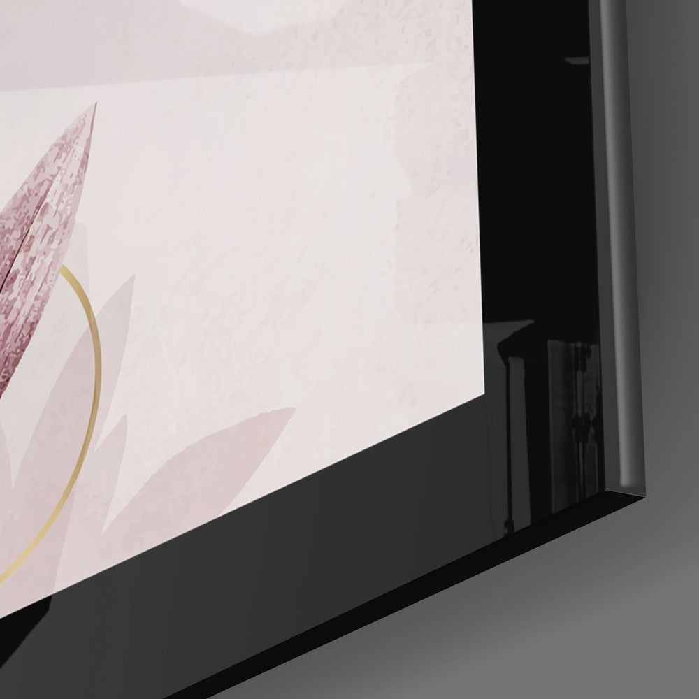 Pinky Glass Wall Art.