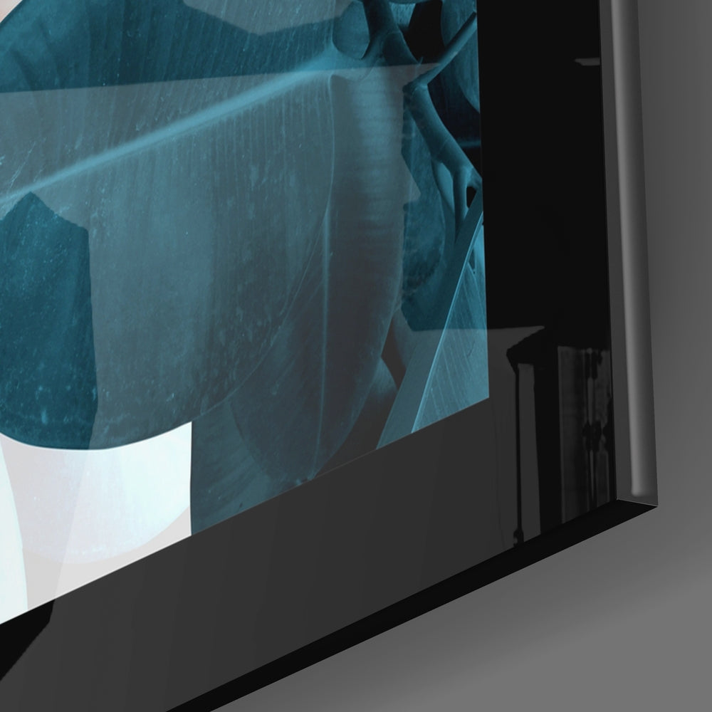 Leaves Glass Wall Art.