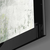 Green and Green close-up showing chartreuse column and pearl impasto