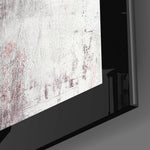Red and Red close-up showing scarlet column and pearl impasto