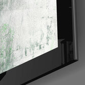 Green and Green close-up showing emerald column and pearl impasto