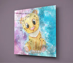 Tiger Glass Wall Art.