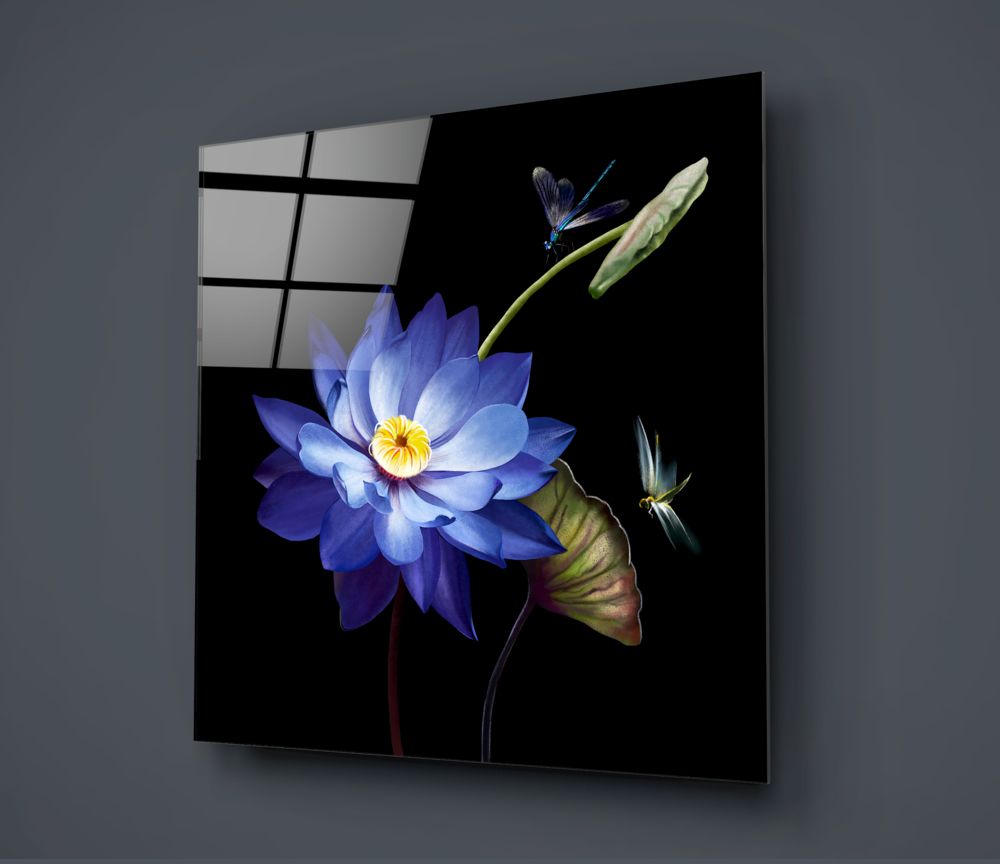 Flower Glass Wall Art.
