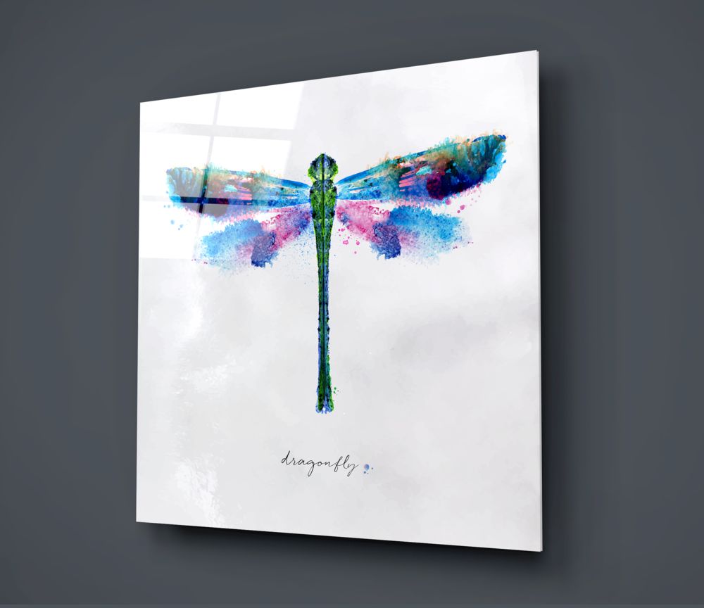 Dragonfly Glass Wall Art.