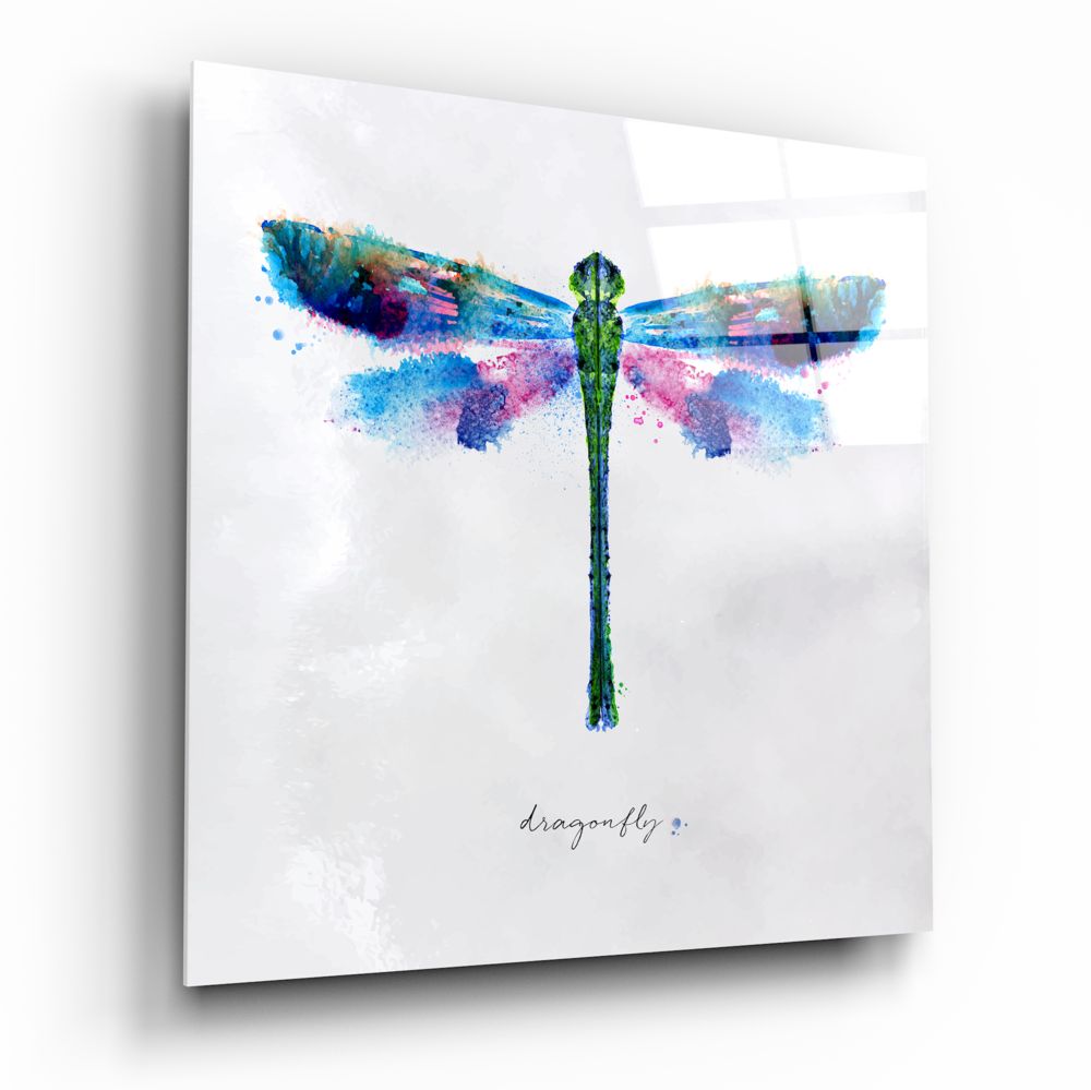 Dragonfly Glass Wall Art.