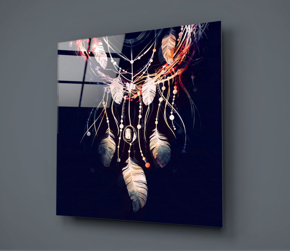 Necklace Glass Wall Art.