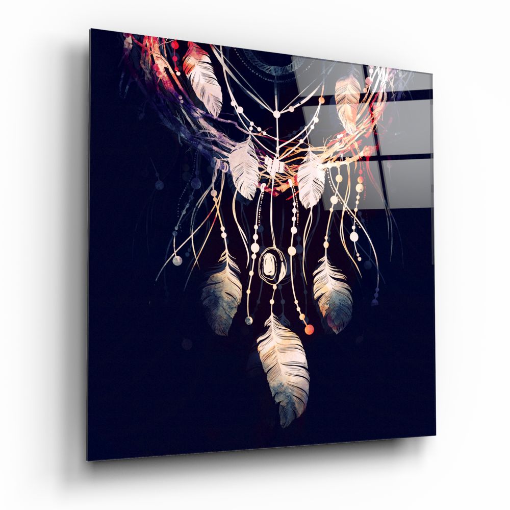 Necklace Glass Wall Art.