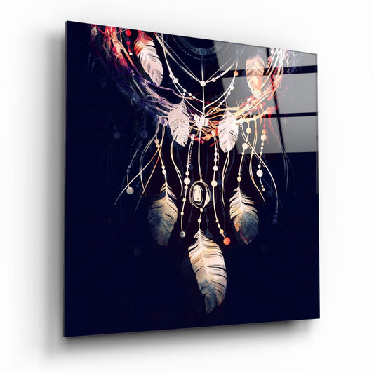 Necklace Glass Wall Art.