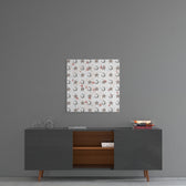 Moon Star Pattern Glass Wall Art.