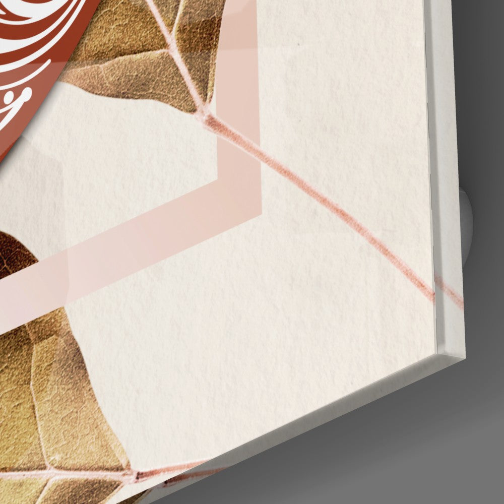 Red Evil Eye Glass Wall Art.