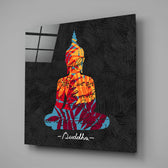 Buddha Glass Wall Art.