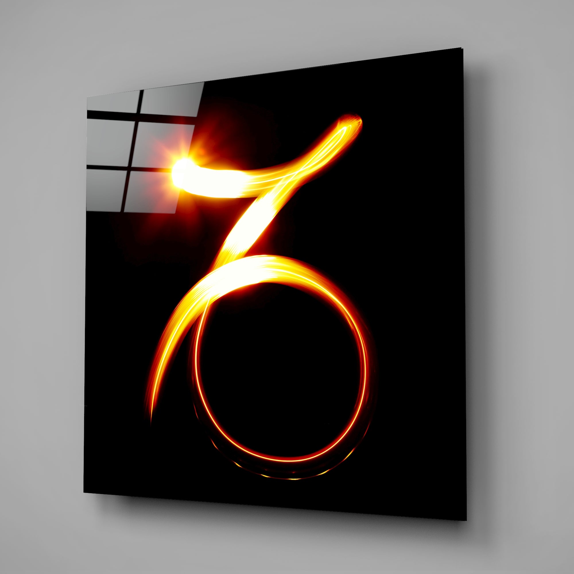 Horoscopes - Capricorn Glass Wall Art.