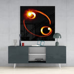 Horoscopes - Cancer Glass Wall Art.