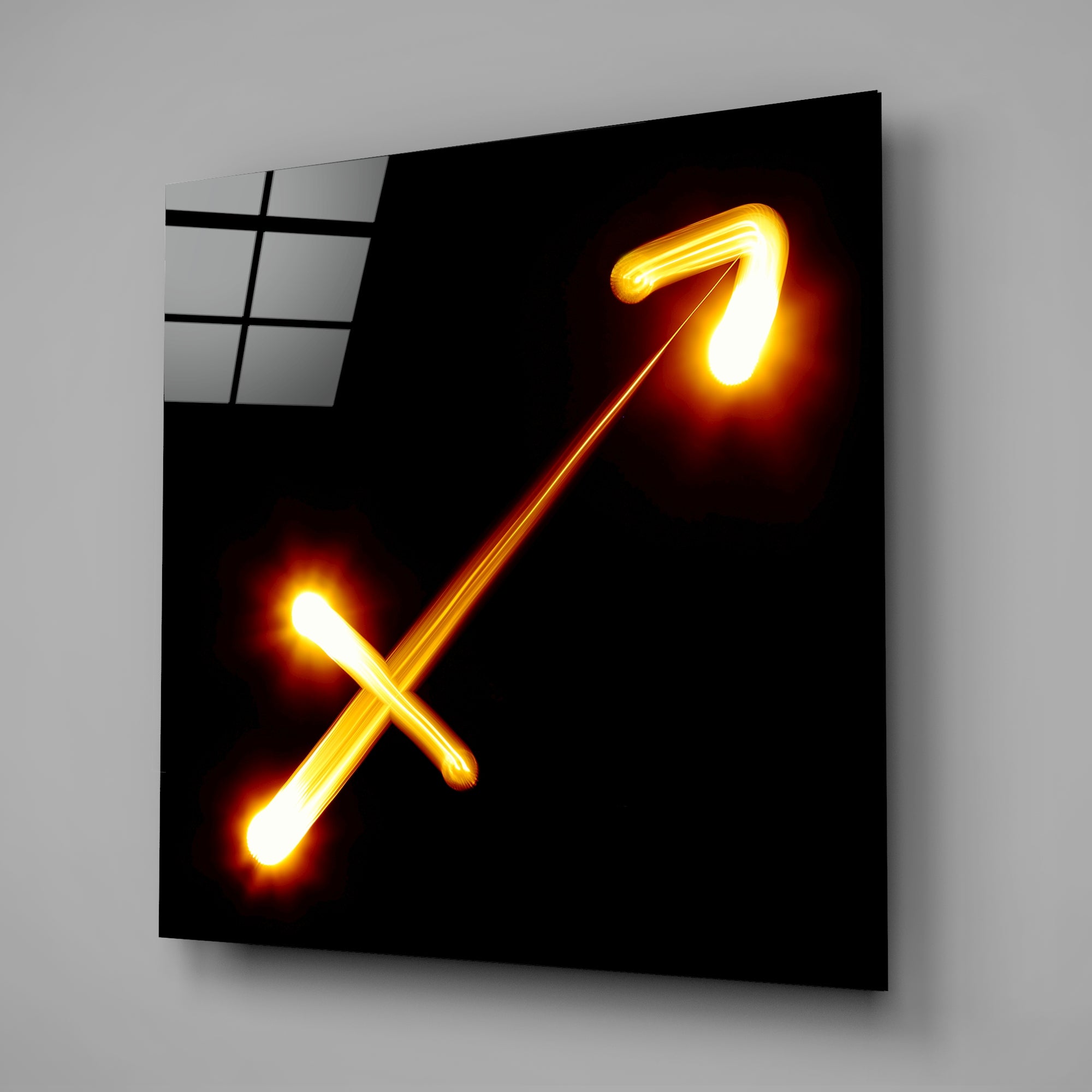 Horoscopes - Sagittarius Glass Wall Art.