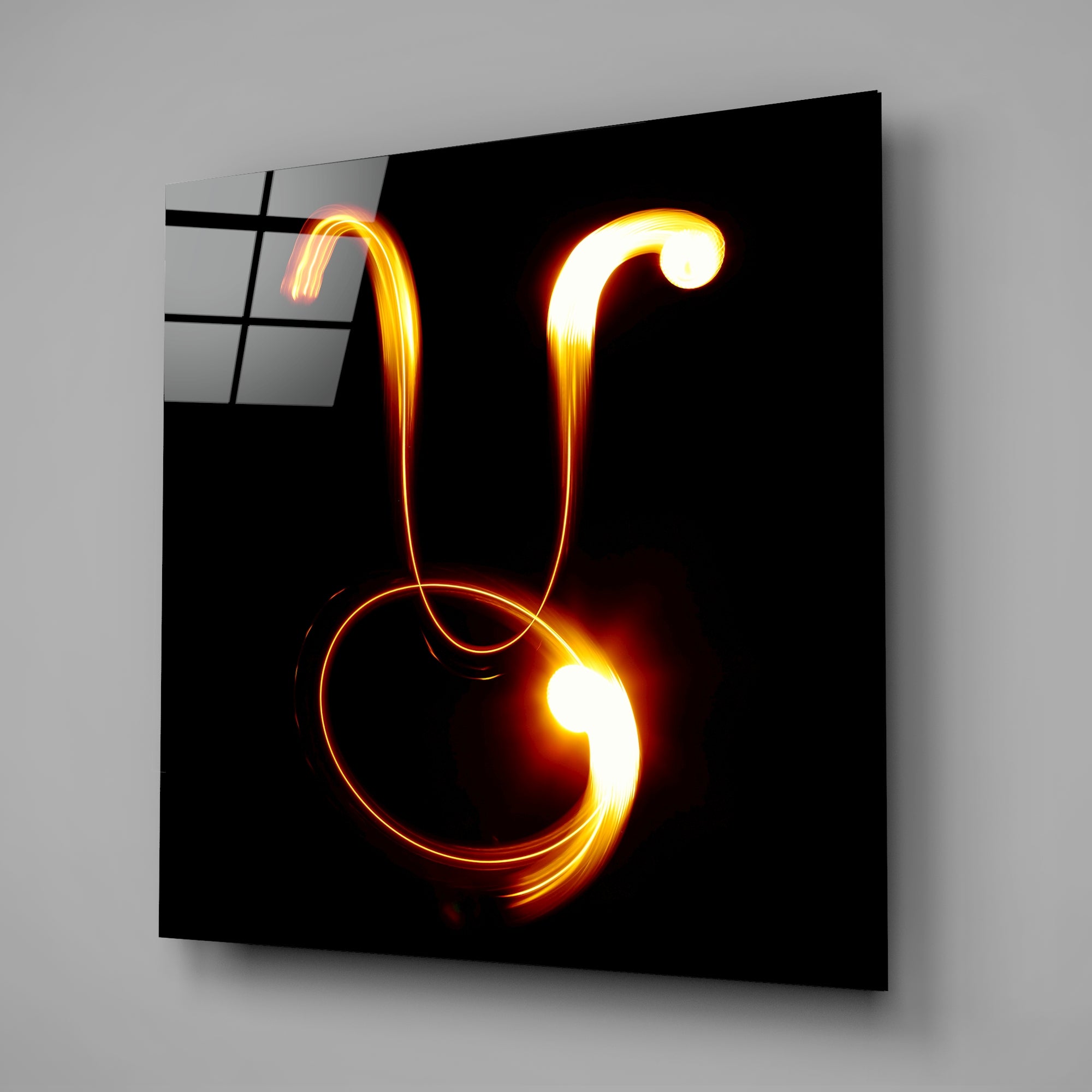 Horoscopes - Taurus Glass Wall Art.