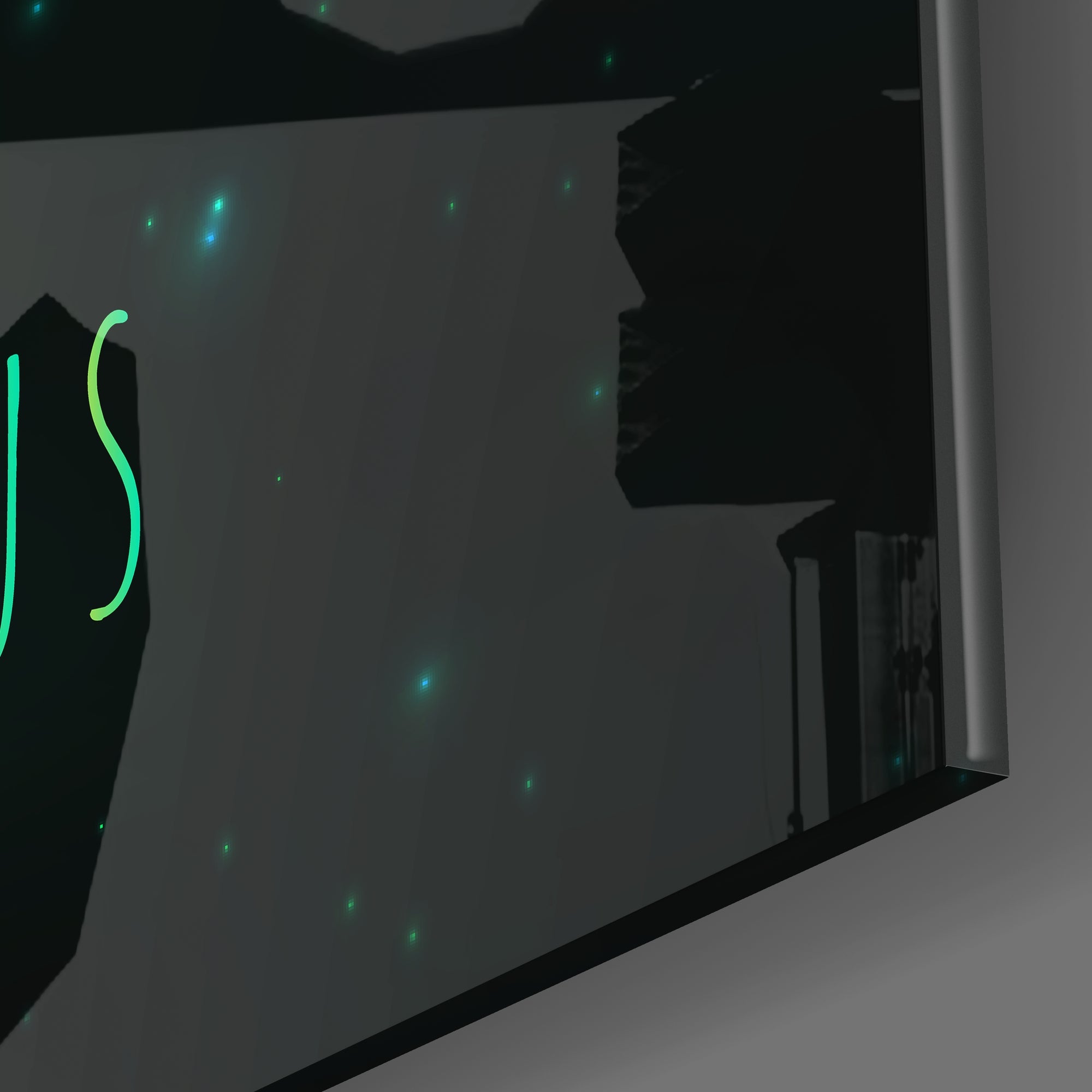 Horoscopes - Aquarius Glass Wall Art.