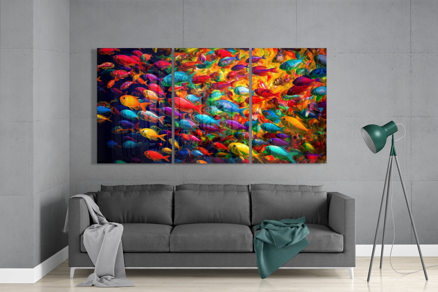 Fish Glass Wall Art.