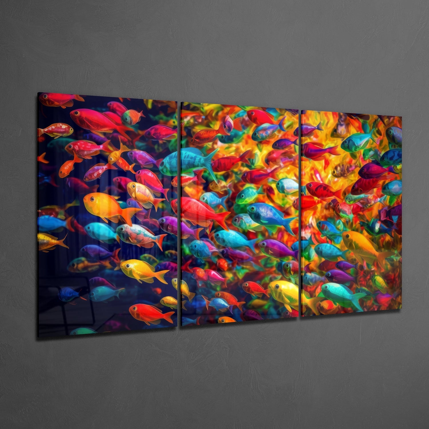 Fish Glass Wall Art.