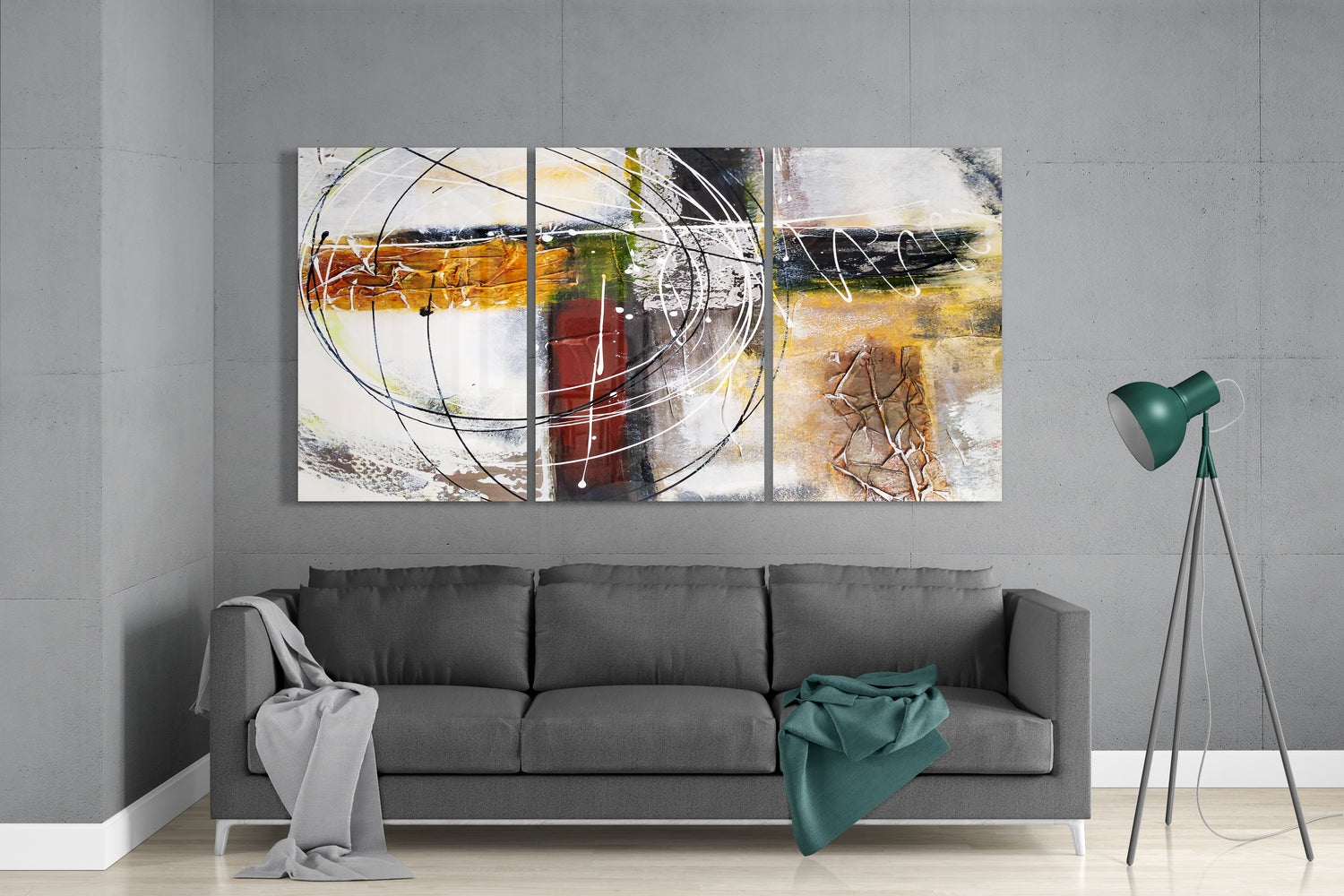 Here Glass Wall Art.