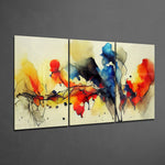 Dispersal Glass Wall Art.