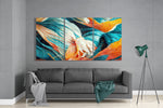 Flowers Glass Wall Art.