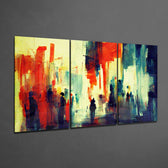 Shadows Glass Wall Art.
