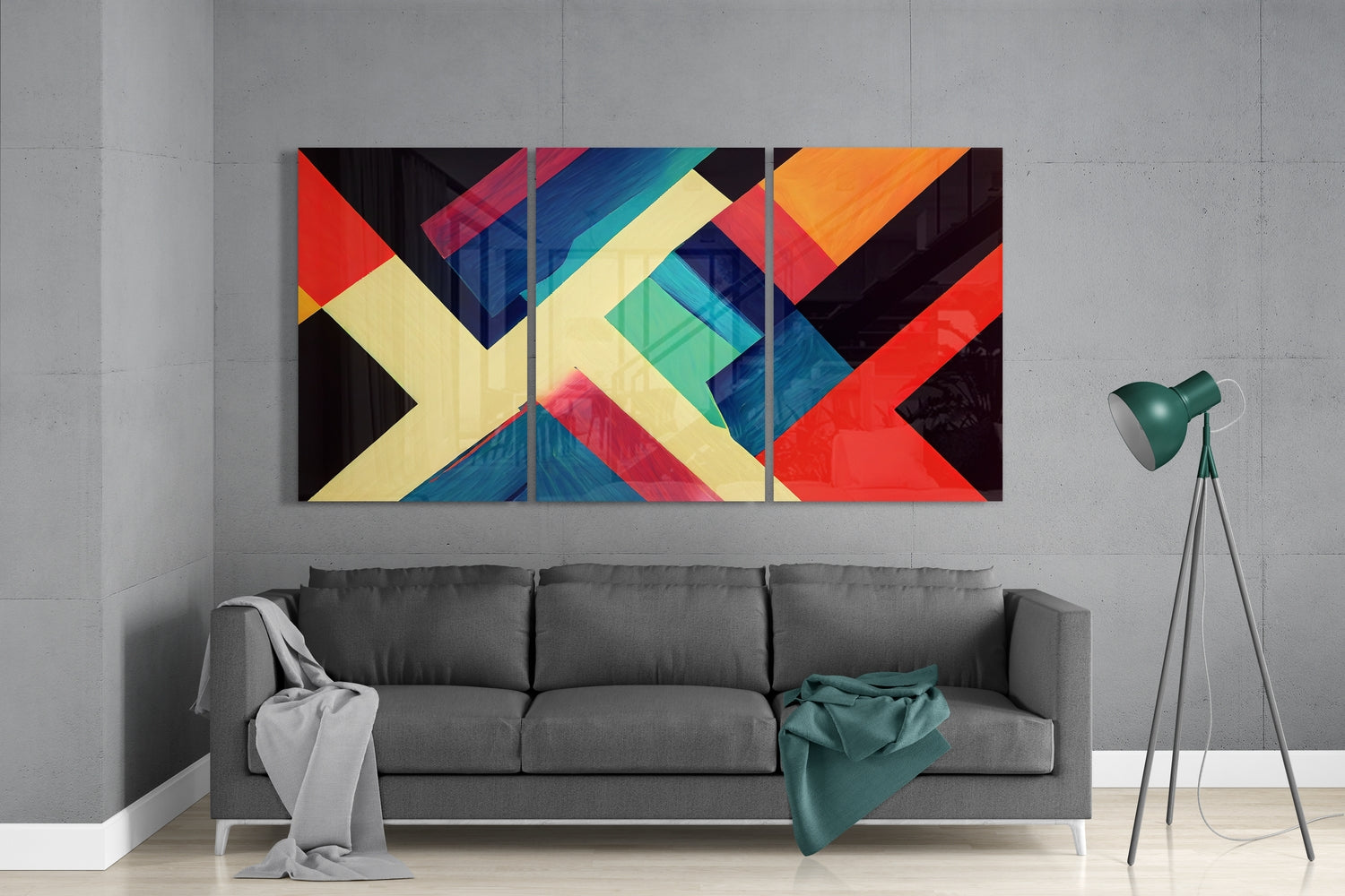 Shaped Glass Wall Art.