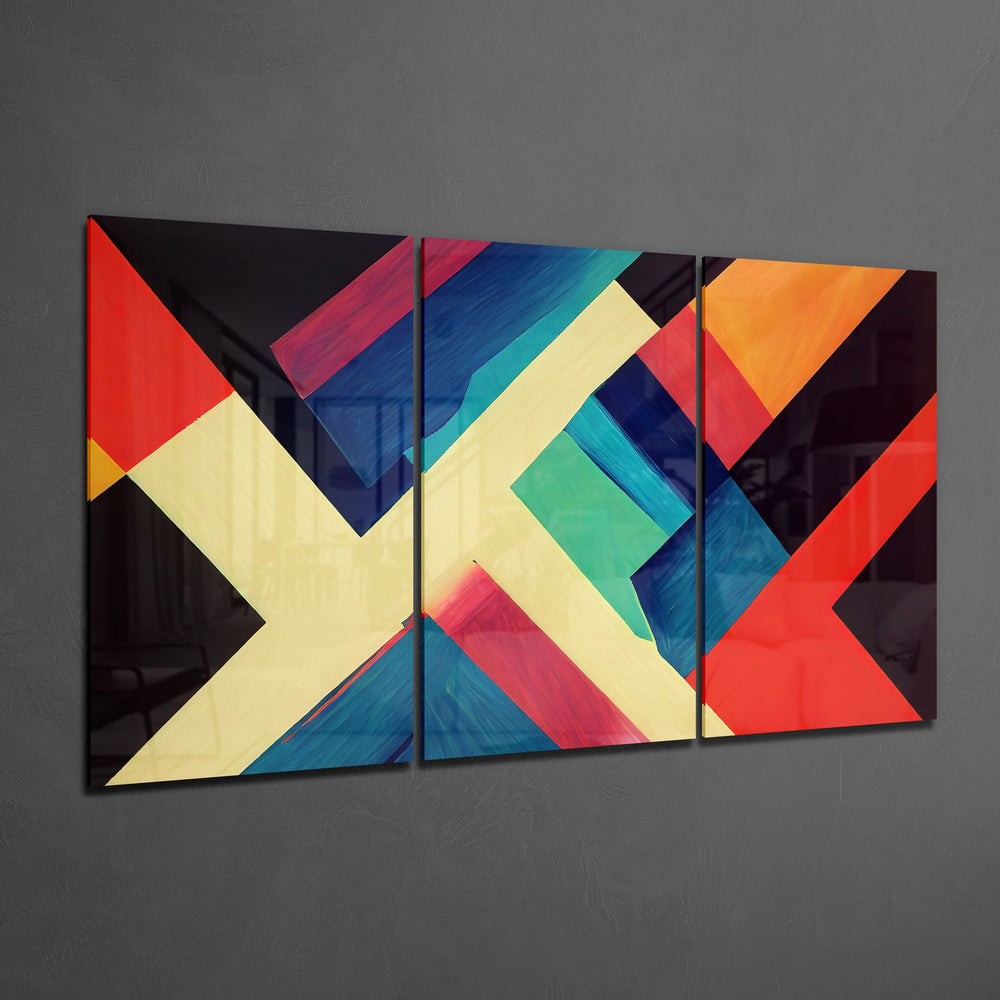 Shaped Glass Wall Art.