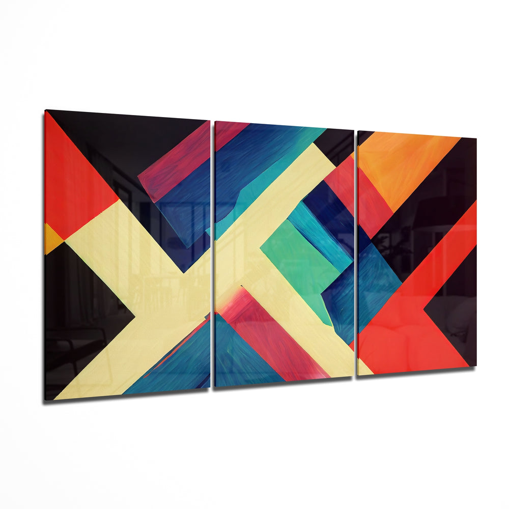 Shaped Glass Wall Art.