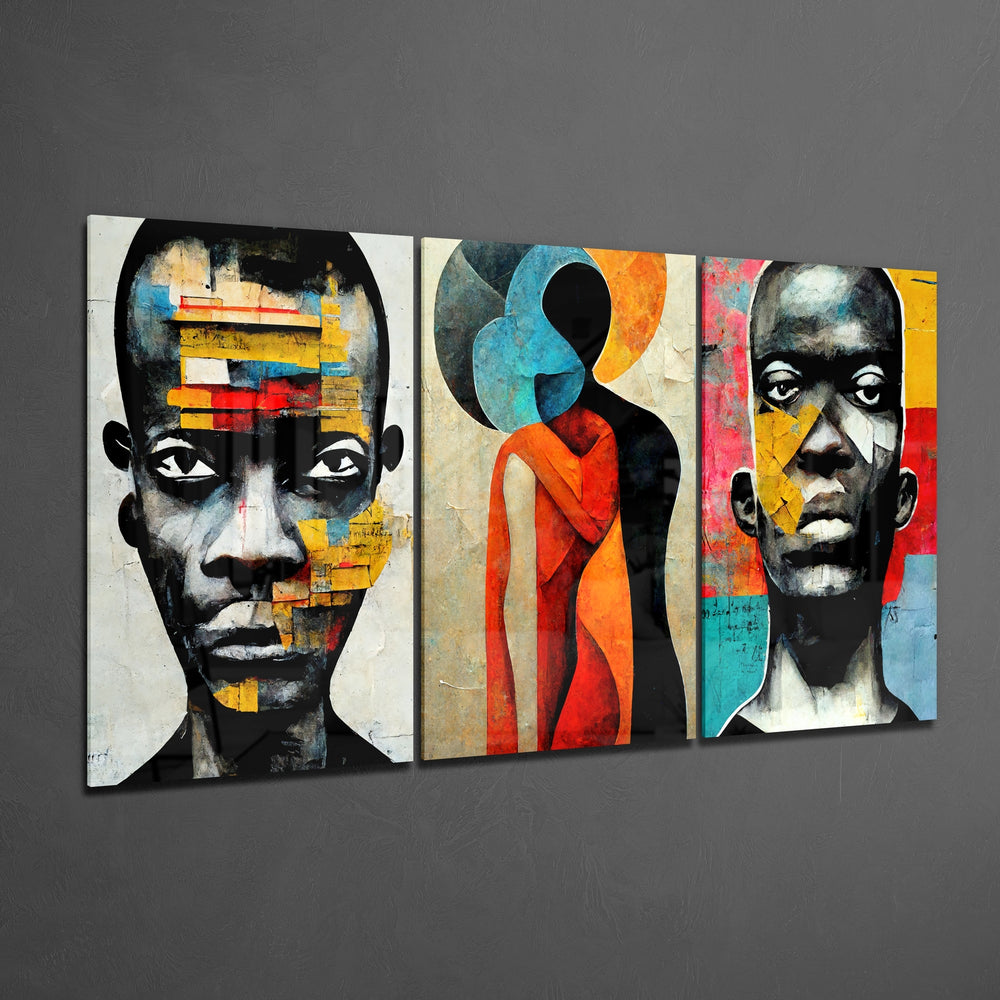 Afriki Glass Wall Art.