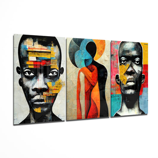 Afriki Glass Wall Art.
