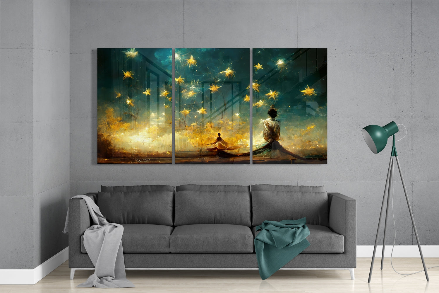 Under the Stars Glass Wall Art.