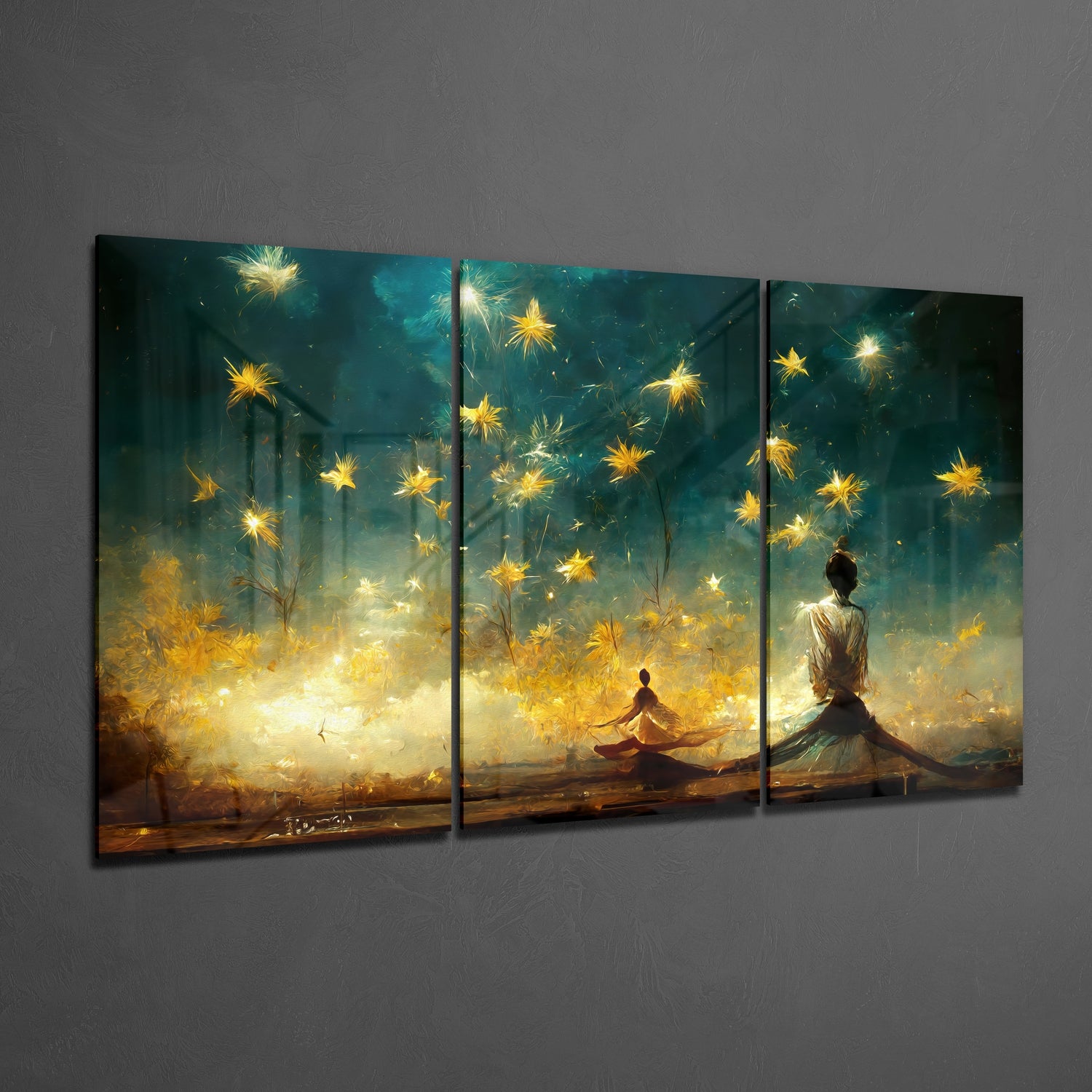 Under the Stars Glass Wall Art.