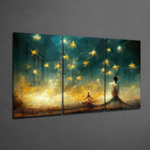 Under the Stars Glass Wall Art.