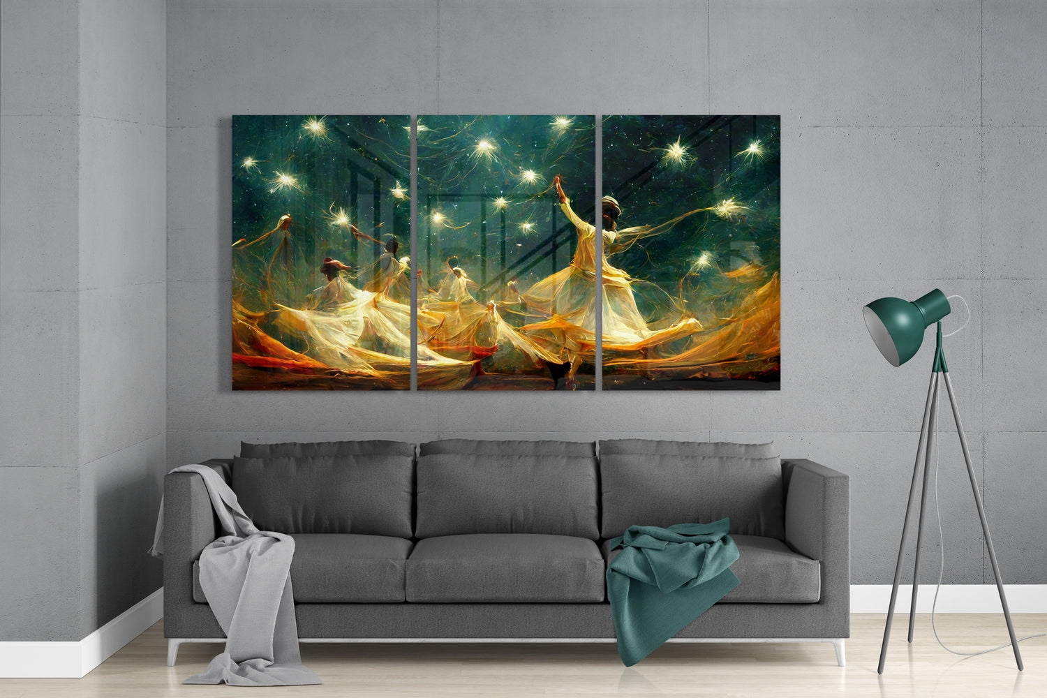 Under the Stars Glass Wall Art.