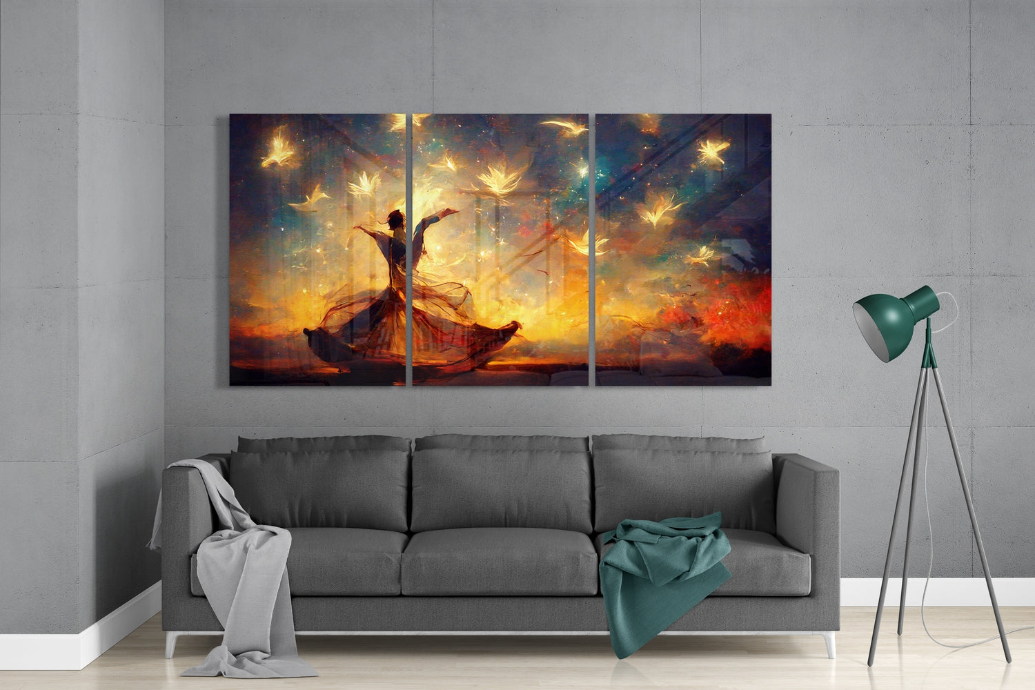 Under the Stars Glass Wall Art.