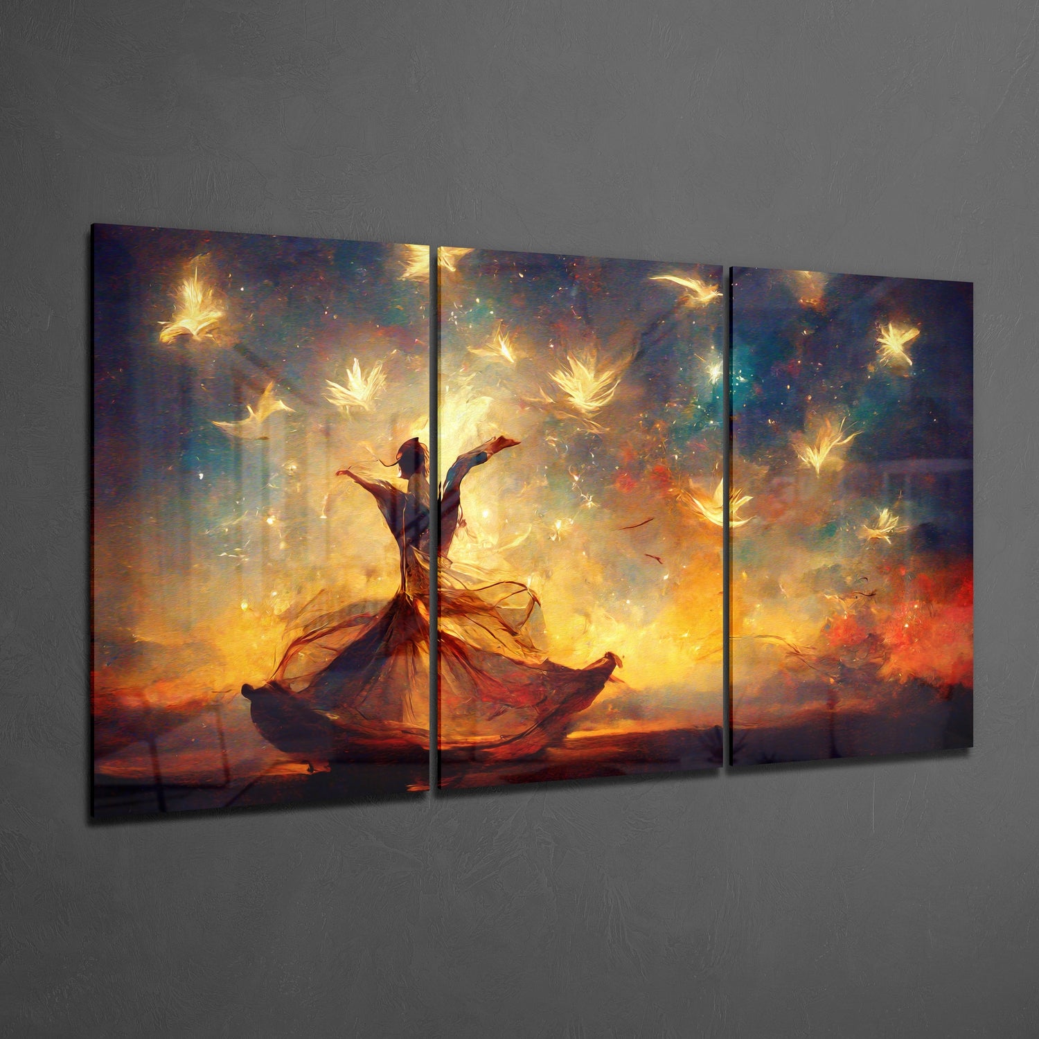 Under the Stars Glass Wall Art.