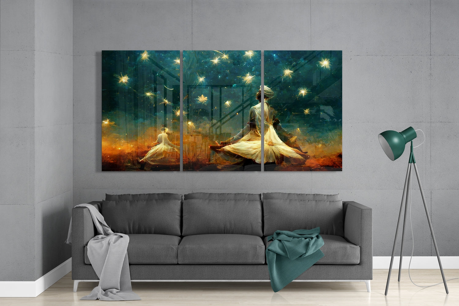 Under the Stars Glass Wall Art.
